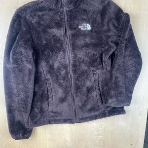 North Face Jacket Womens Small Full Zip Brown Fleece